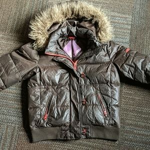 Gap bomber style down winter coat